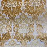Marsel Cut Velvet Fabric - Damask Floral Pattern, 55" Width (1 Yard)