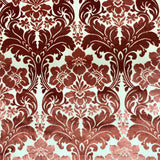 Marsel Cut Velvet Fabric - Damask Floral Pattern, 55" Width (1 Yard)