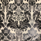 Marsel Cut Velvet Fabric - Damask Floral Pattern, 55" Width (1 Yard)