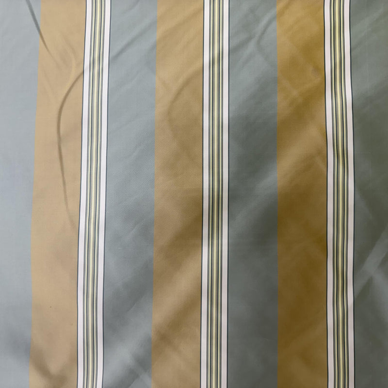 Marvi Fabric Silk Fabric - Multi-Colored Stripe Stripe, 54" Width (1 Yard)