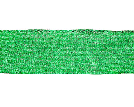 1.5" x 25 Yards Emerald Green Metallic Taffeta Gift Ribbon