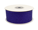 1.5" x 25 Yards Royal Blue Metallic Taffeta Gift Ribbon