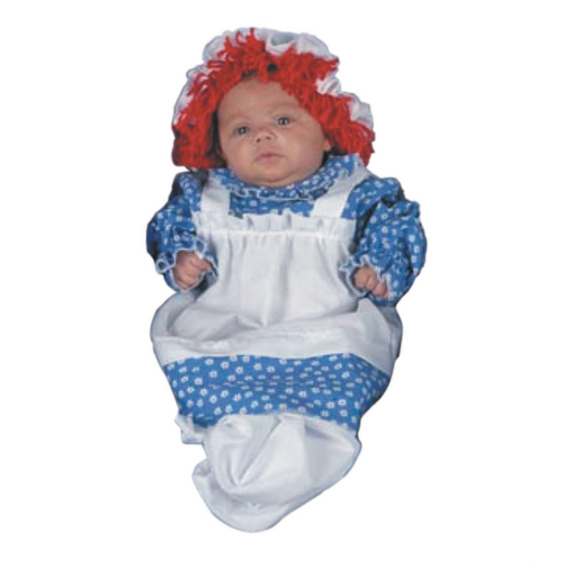 Raggedy Ann Bunting Costume for Enchanting Halloween Fun for Infants