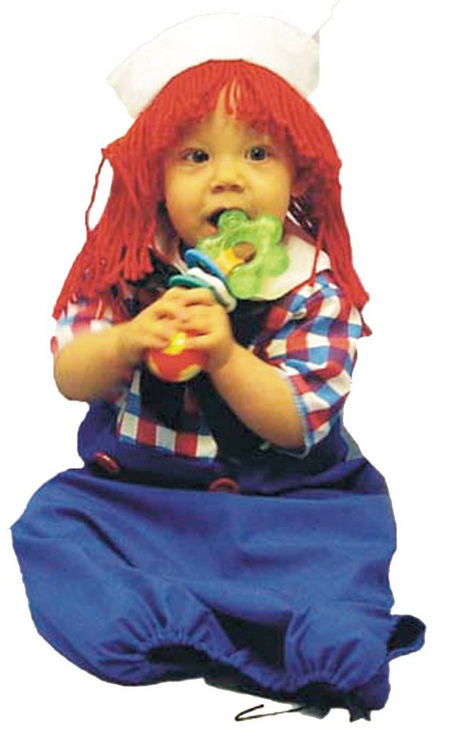Raggedy Andy Bunting Costume for Infants Halloween Parties and Dress-Up Events