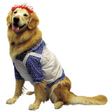 Raggedy Ann Dog Costume for Pet Dress Up Halloween Parties and Fun Pet Day Events