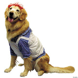 Raggedy Ann Dog Costume for Pet Dress Up Halloween Parties and Fun Pet Day Events