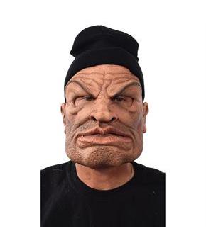 Hitman Latex Mask with Knit Cap – Thug Style Costume Accessory