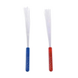 14" Patriotic Fiber Optic Red, White & Blue Light-Up Wands - 12 Pc.