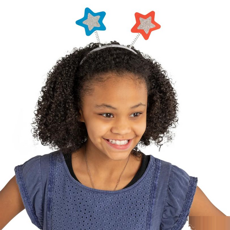 Patriotic Star Head Boppers - 12 Pc.