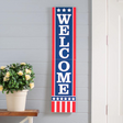 Patriotic Porch Welcome Sign