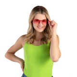 Pink Rimless Sunglasses