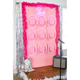 Vibrant Pink Cowgirl Hats with Fuzzy Trim for Bachelorette Parties and Costume Events