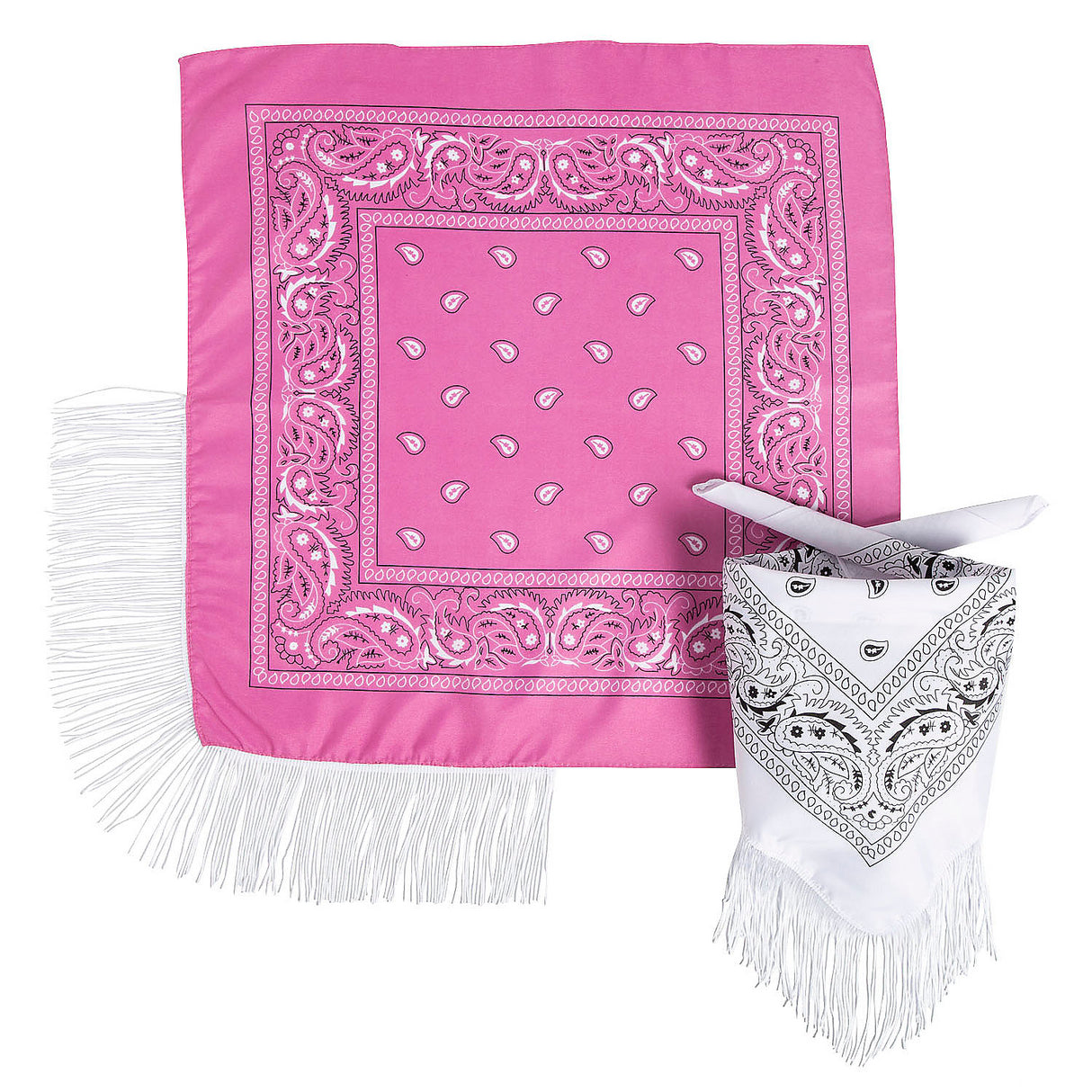 Stylish Cowgirl Fringe Bandanas for Bachelorette Parties Rodeos and Halloween Costume Accessory