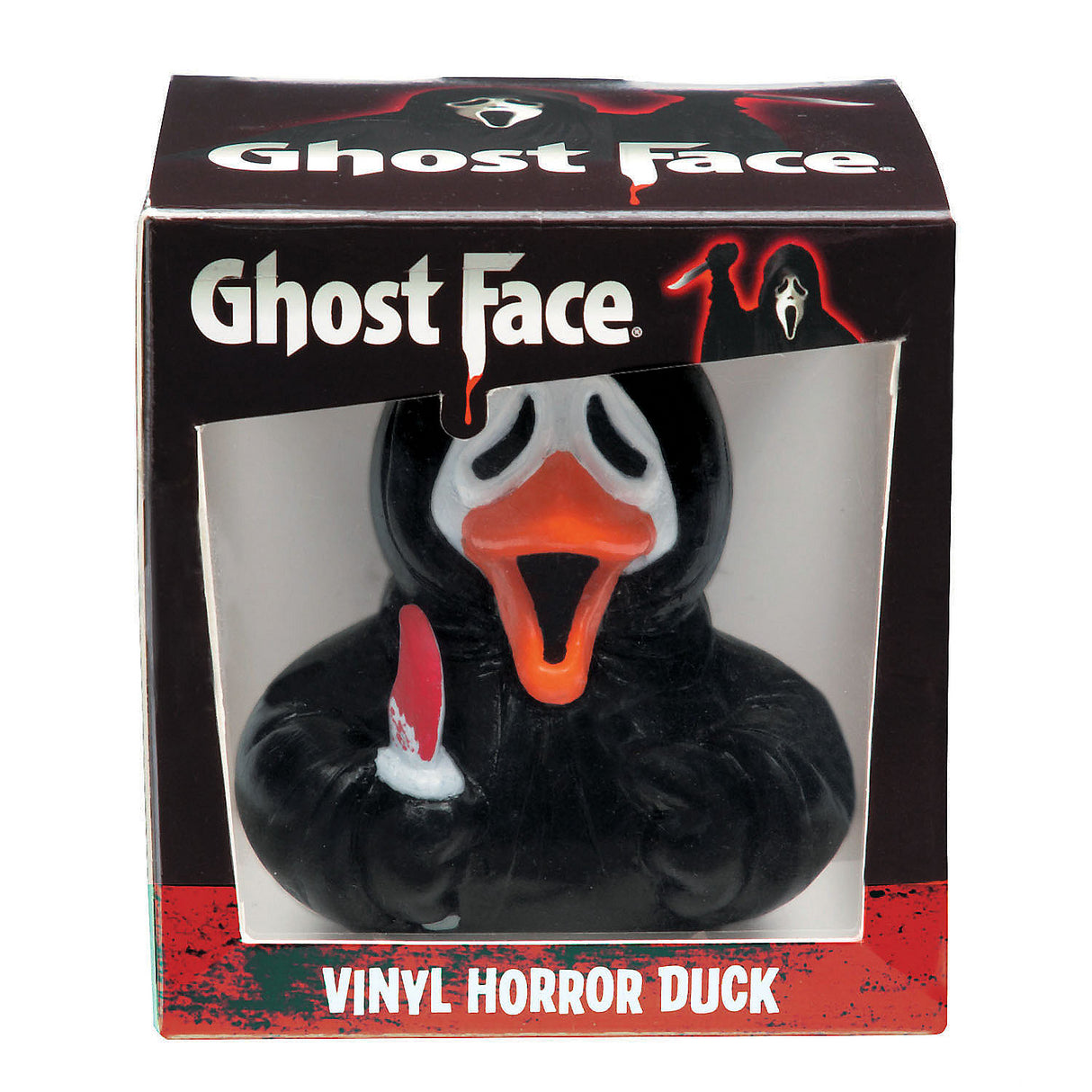 Unique Ghost Face Collectible Rubber Duck for Horror Themed Decor and Creative Gifts