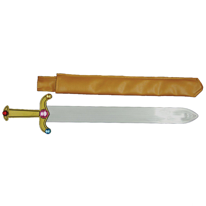 Sturdy Jeweled Sword with Sheath for Renaissance Role Play and Historical Costume Events