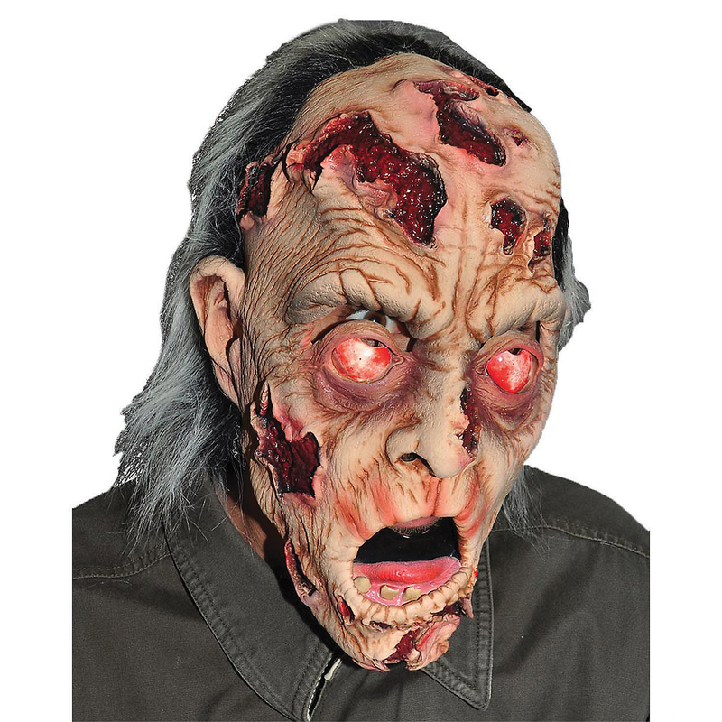 Disturbingly Detailed He's Appealing Latex Mask for Zombie Walks Halloween Parties and Scary Events