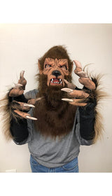 Wolfman Mask for Men for Spooky Halloween Costumes