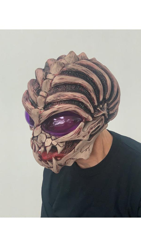 Alien Mask for Scary Halloween Costume Parties and Haunted Houses