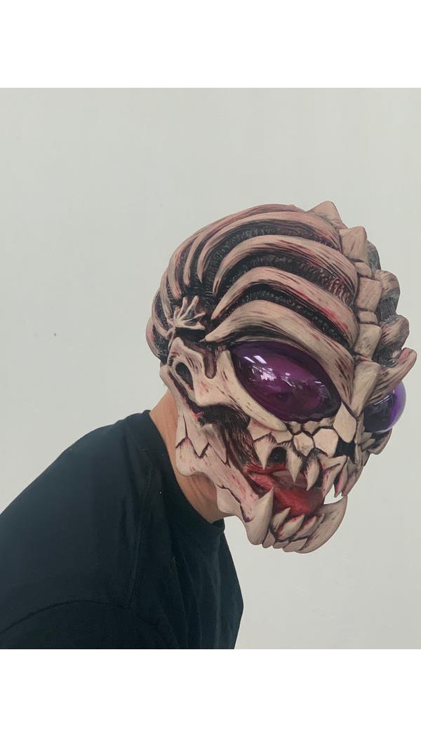 Alien Mask for Scary Halloween Costume Parties and Haunted Houses