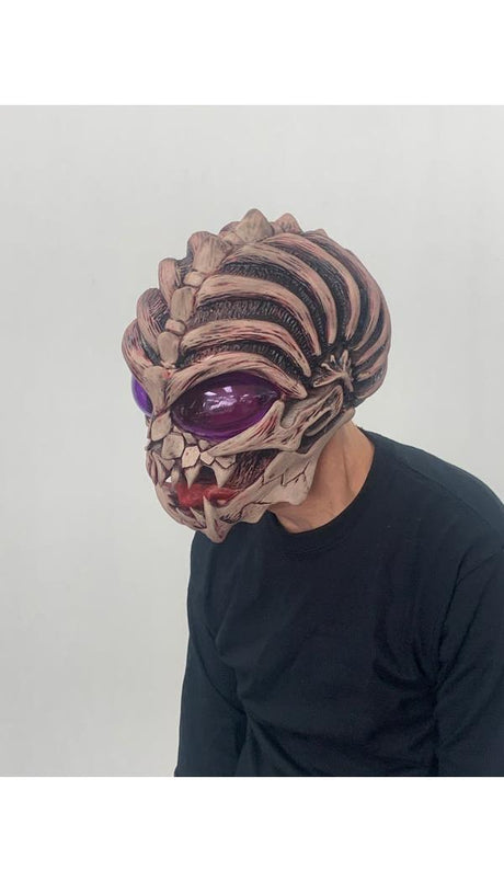 Máscara de alienígena para fiestas de disfraces de Halloween aterradoras y casas encantadas