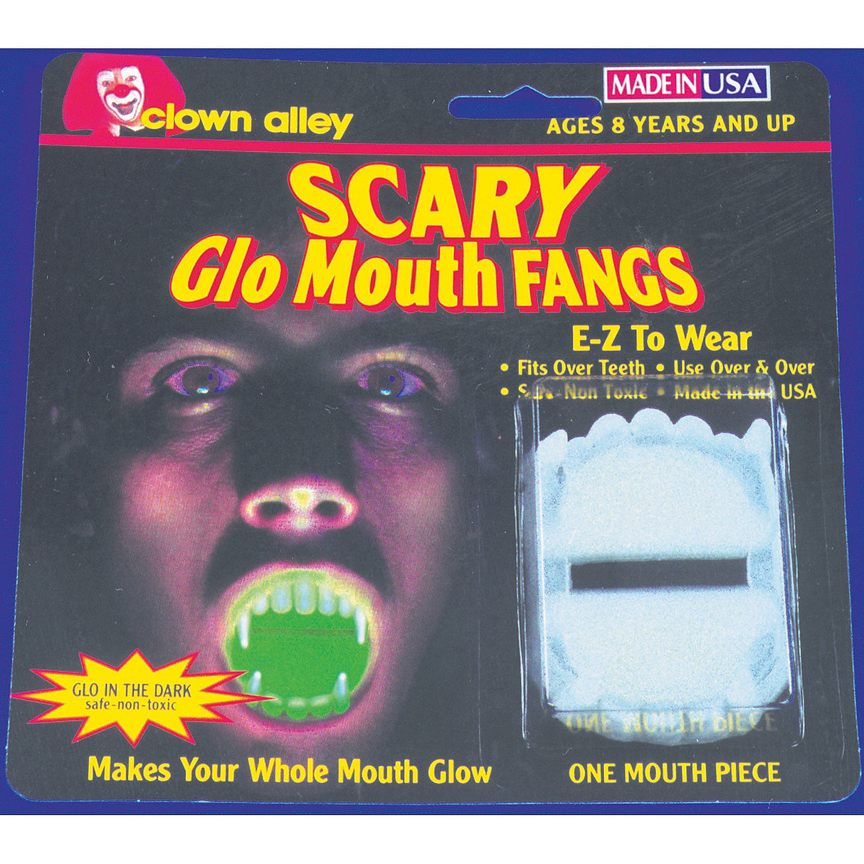 Glow in the Dark Fangs for Halloween Parties Costume Events and Vampire Themed Celebrations