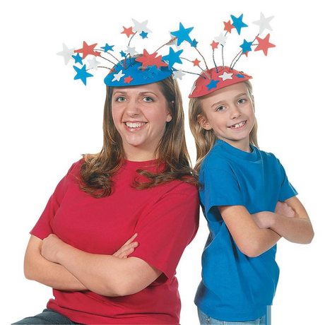 DIY Patriotic Visors - 12 Pc.
