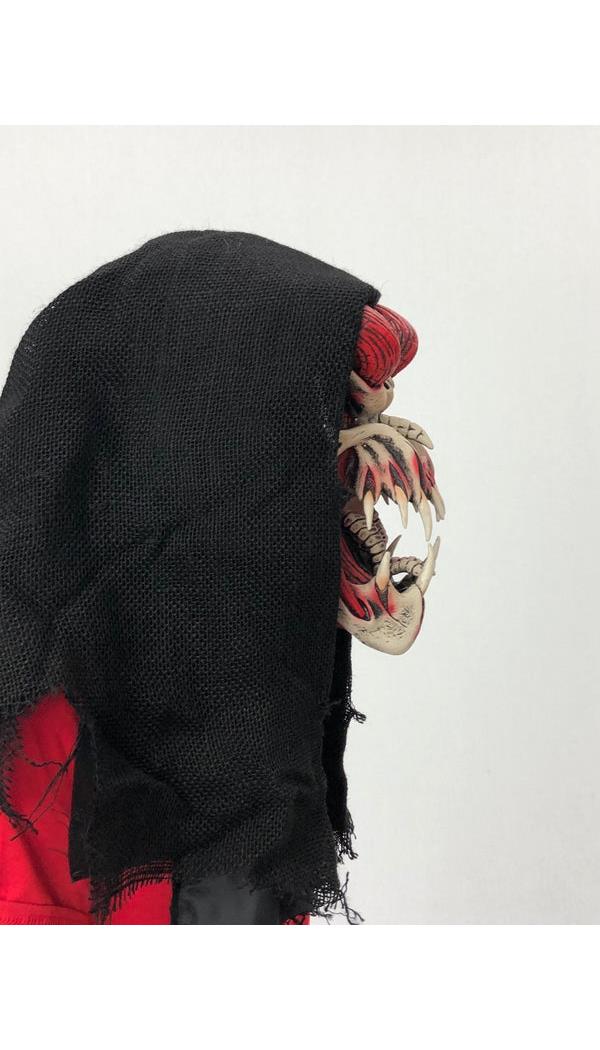 Predator Red Mask for Halloween Costume Parties and Theme Events