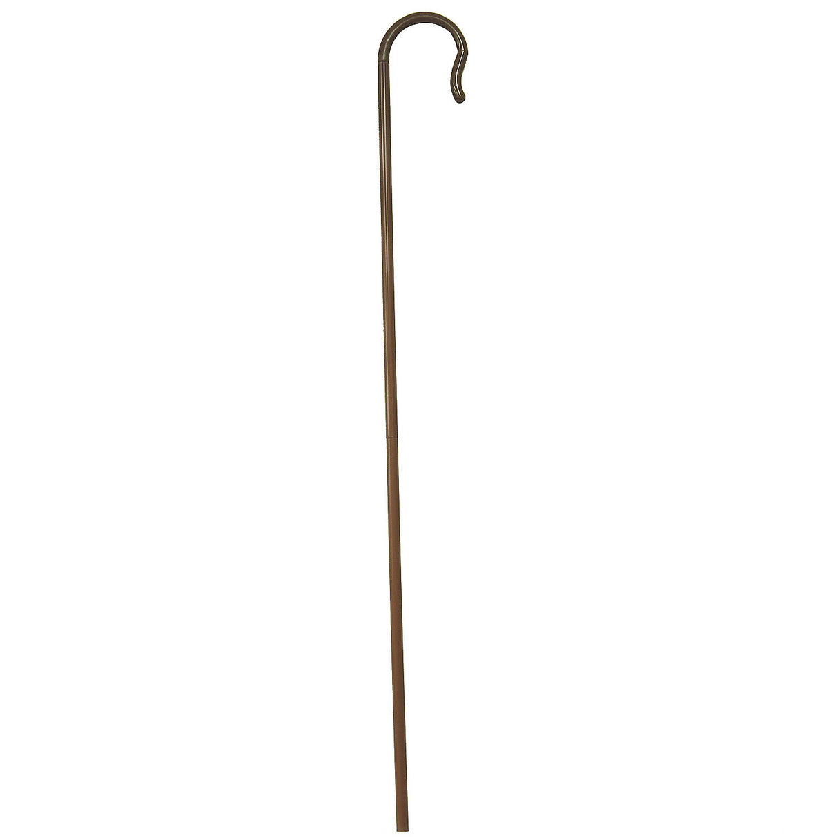 Lightweight Brown Shepherds Crook for Religious Events Halloween and Costume Parties