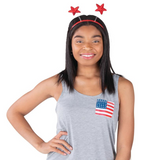 5" Patriotic Red & Blue Star Head Boppers 12 Pc.