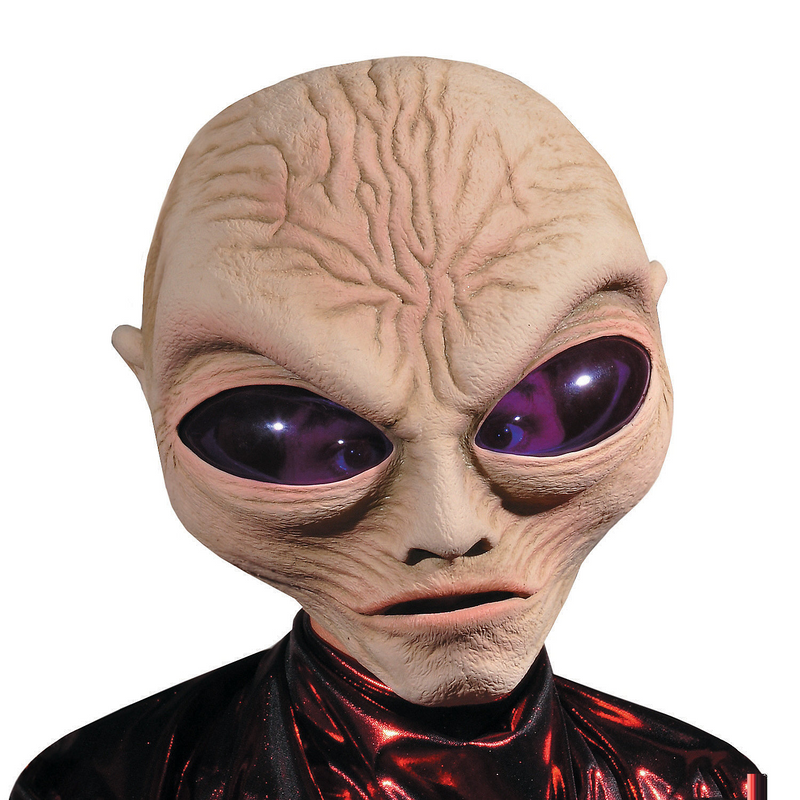 Alien Grey Mask for Mysterious Halloween Costumes and Parties