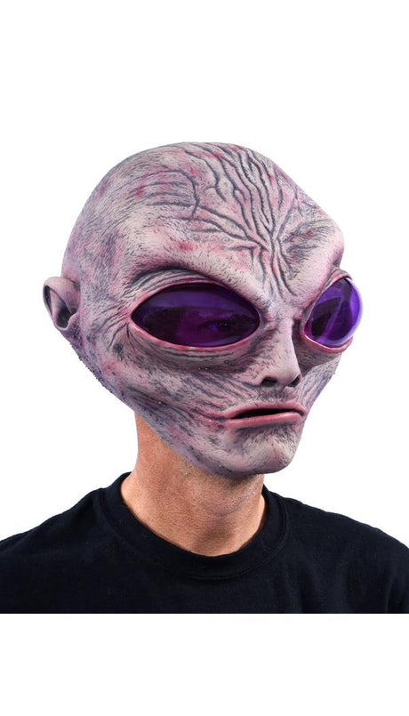 Máscara de alien gris para disfraces misteriosos y fiestas de Halloween