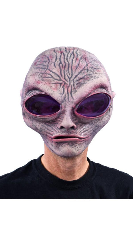 Máscara de alien gris para disfraces misteriosos y fiestas de Halloween