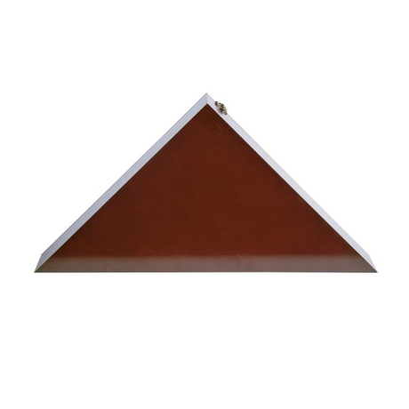 23 1/2" x 16 1/2" Personalized Triangle Flag Red Wood Display Case
