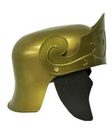 Gold Roman Helmet for Historical Costume Events and Role Playing