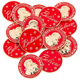 Bulk Red Santa Believe Metal Coins