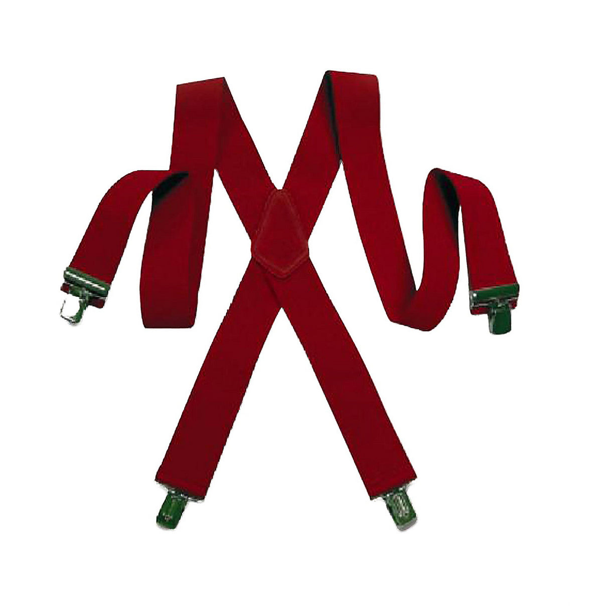 Durable Heavy Duty Red Santa Suspenders for Christmas Events and Holiday Cheer
