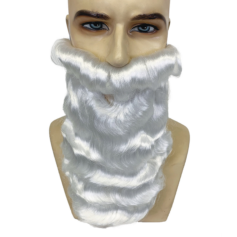 santa beard; santa mustache; santa beard mustache set; christmas costume accessories; santa costume; holiday costume; christmas party costume