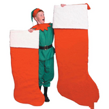 Giant Plush Santa Stocking
