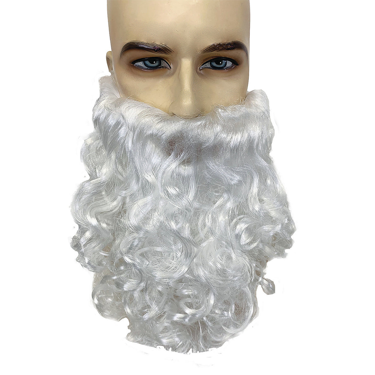 Deluxe Santa Beard and Mustache Set for Holiday Celebrations and Christmas Parties