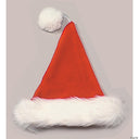 Plush Velvet Santa Hat