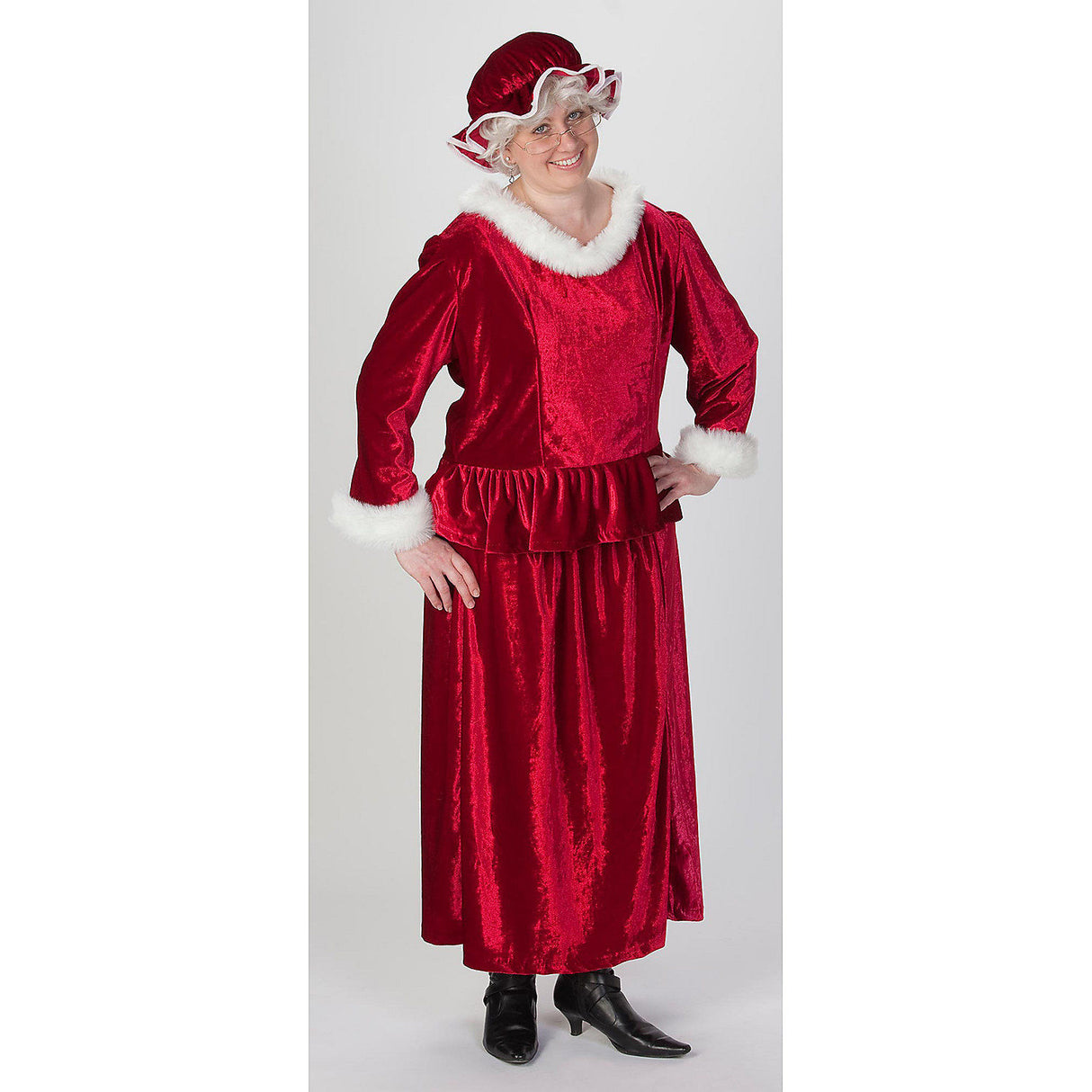Festive Mrs Christmas Costume for Holiday Events Caroling and Santa Companion Looks