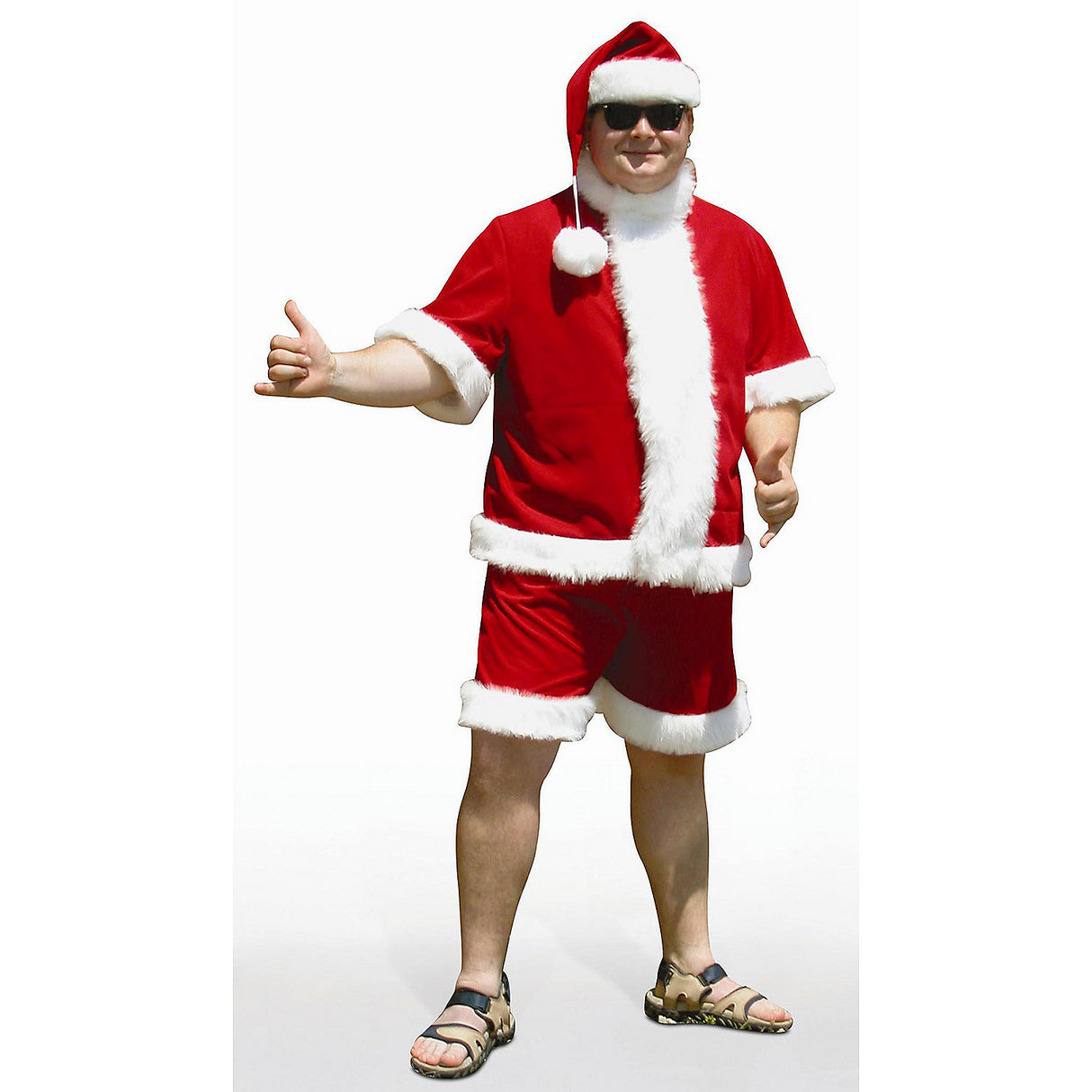 Sunny Claus Suit for Christmas Holiday Celebrations and Festive Gatherings