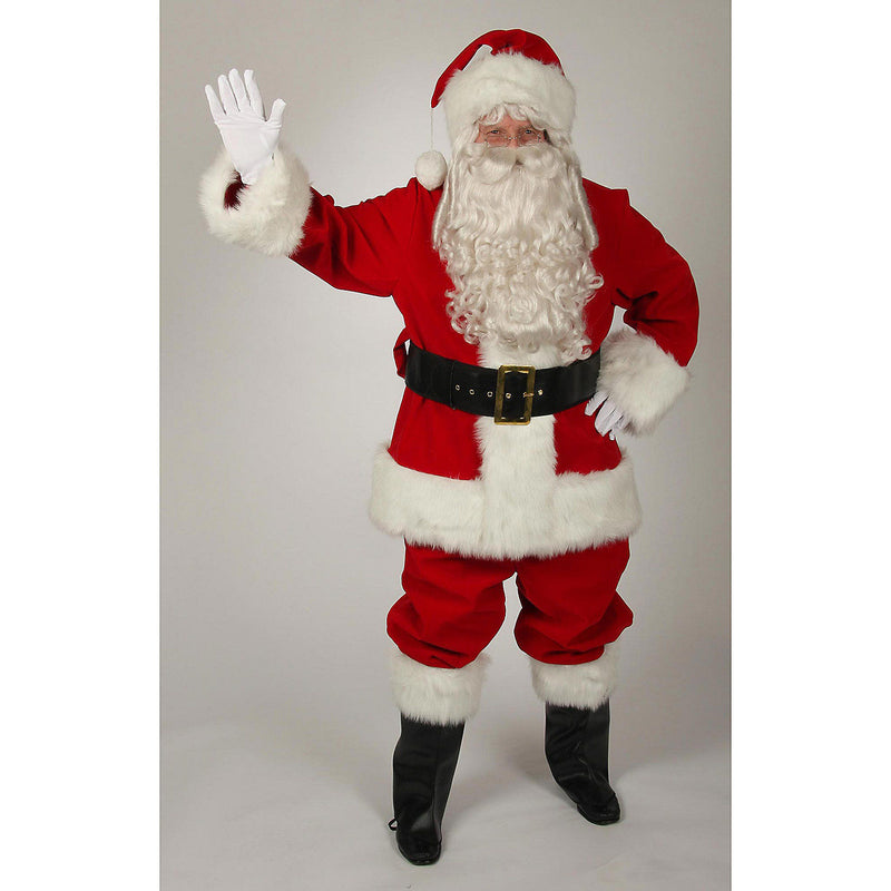 Regal Red Velvet Santa Pants for Christmas Parties Holiday Gatherings and Festive Events