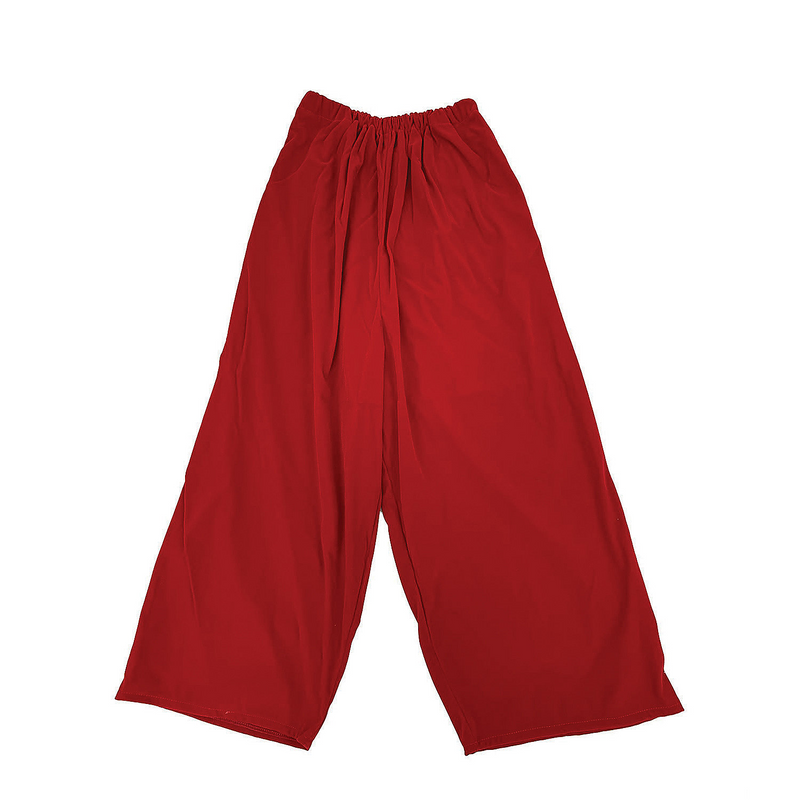 Regal Red Velvet Santa Pants