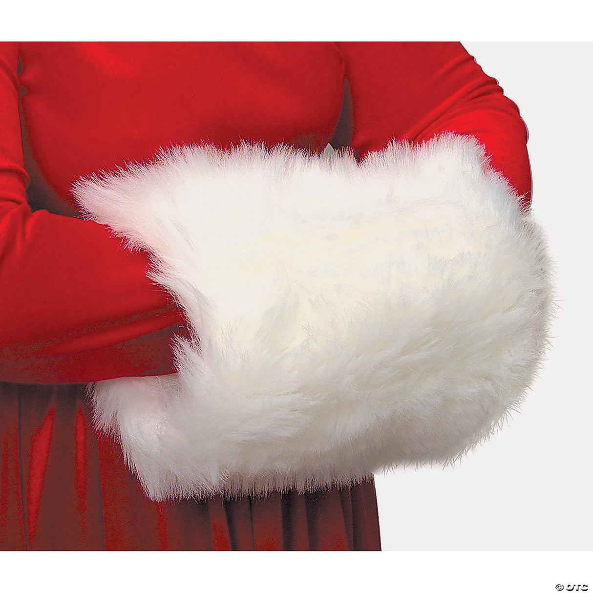 Christmas Long-Hair Hand Muff for Holiday Costumes Parties and Winter Celebrations