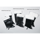 Patent leather Santa boot tops Christmas costume accessory