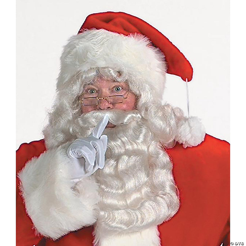 Deluxe Professional Santa Hat for Christmas Holiday Parties and Festive Cheer Celebrations