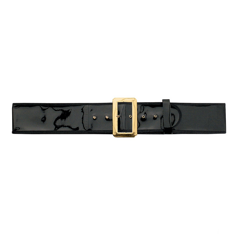 Glossy Patent Leather Santa Belt