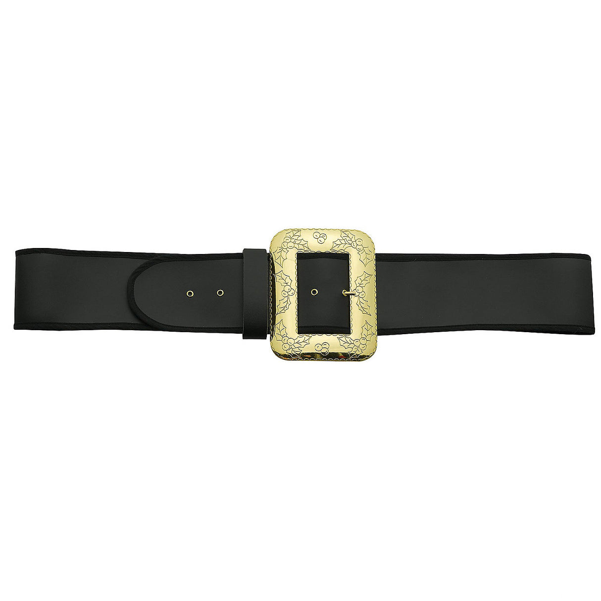 Stylish Santa Belt with Decorative Cast Buckle for Holiday Festivities and Seasonal Celebrations