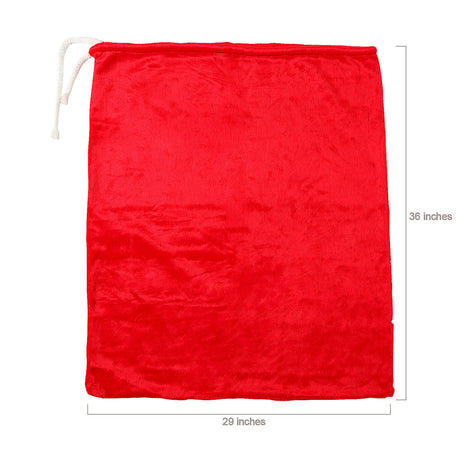 Plush Santa Toy Bag